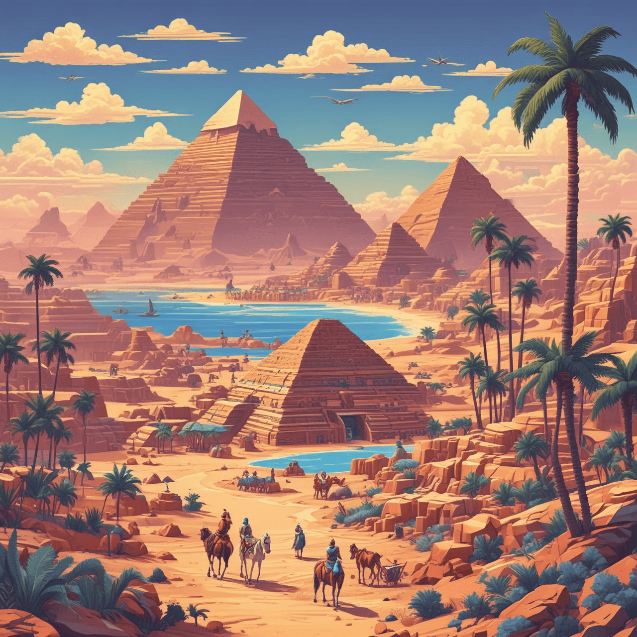 Hiërogliefen Race game banner