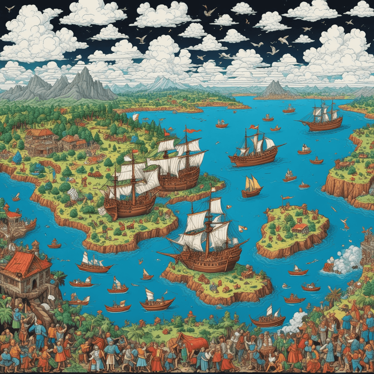 Columbian Exchange Run game banner