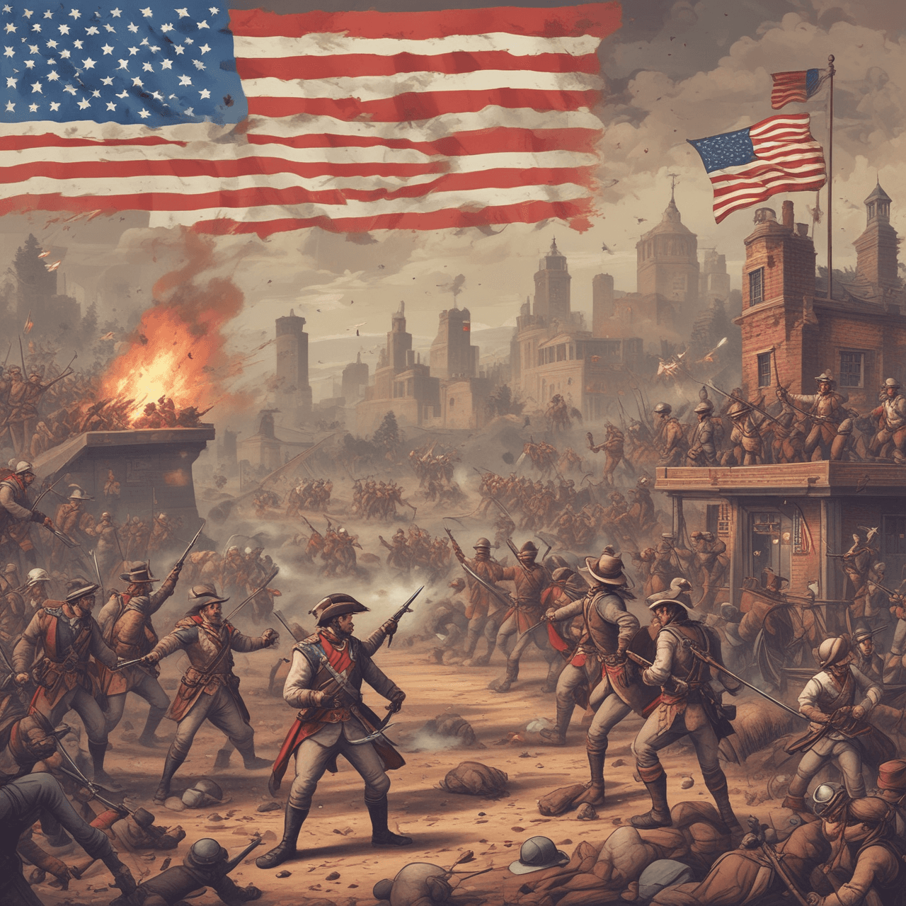 Revolutionary Quiz Defenders game banner