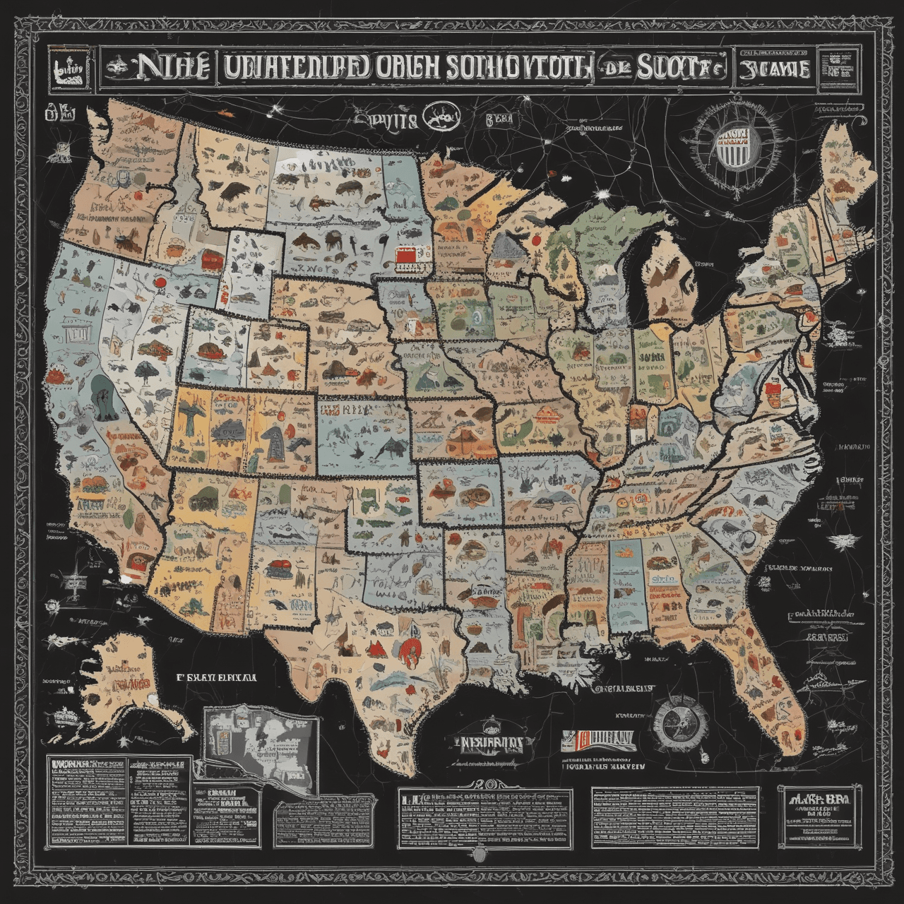 Divided States Race game banner