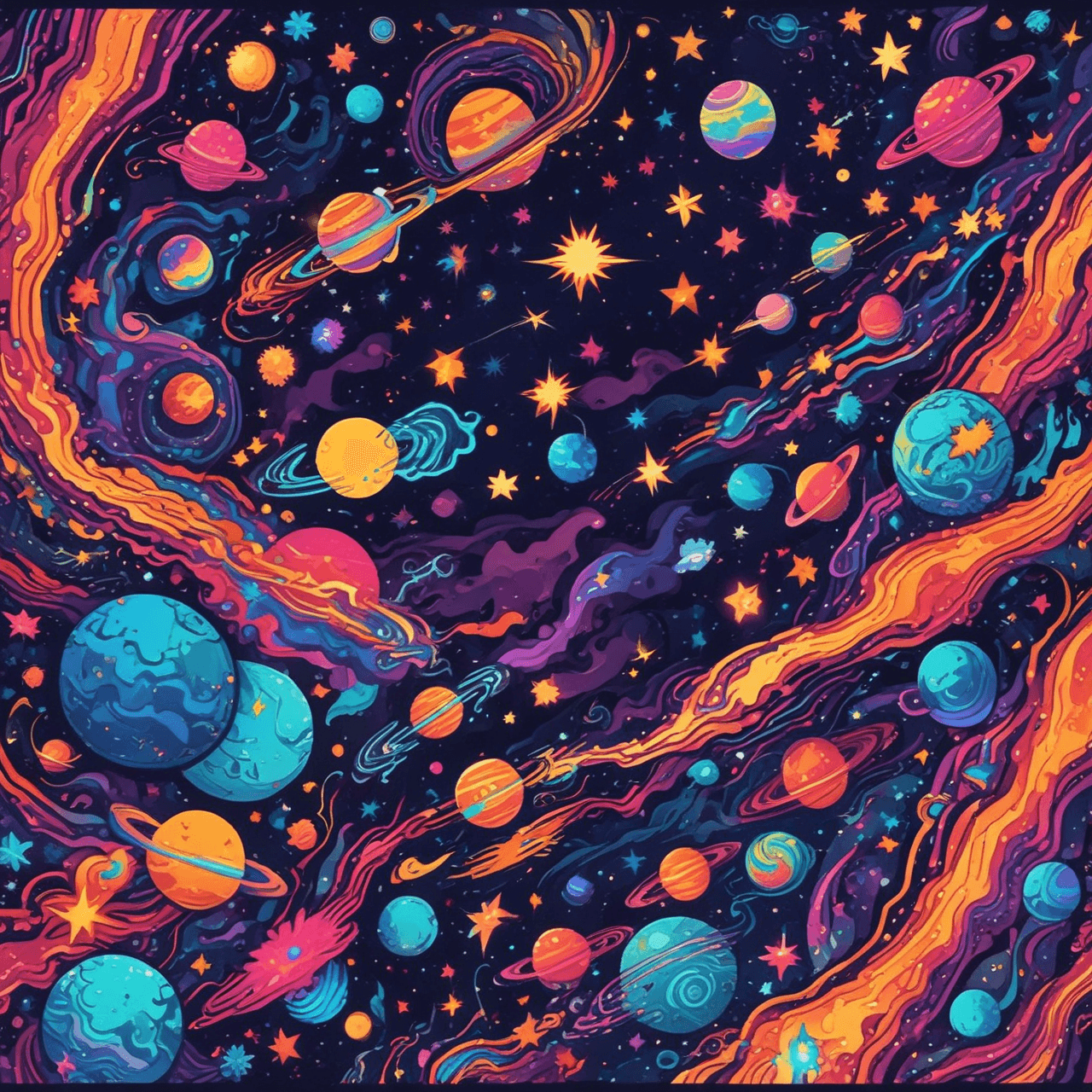 Galactic Logo Race game banner