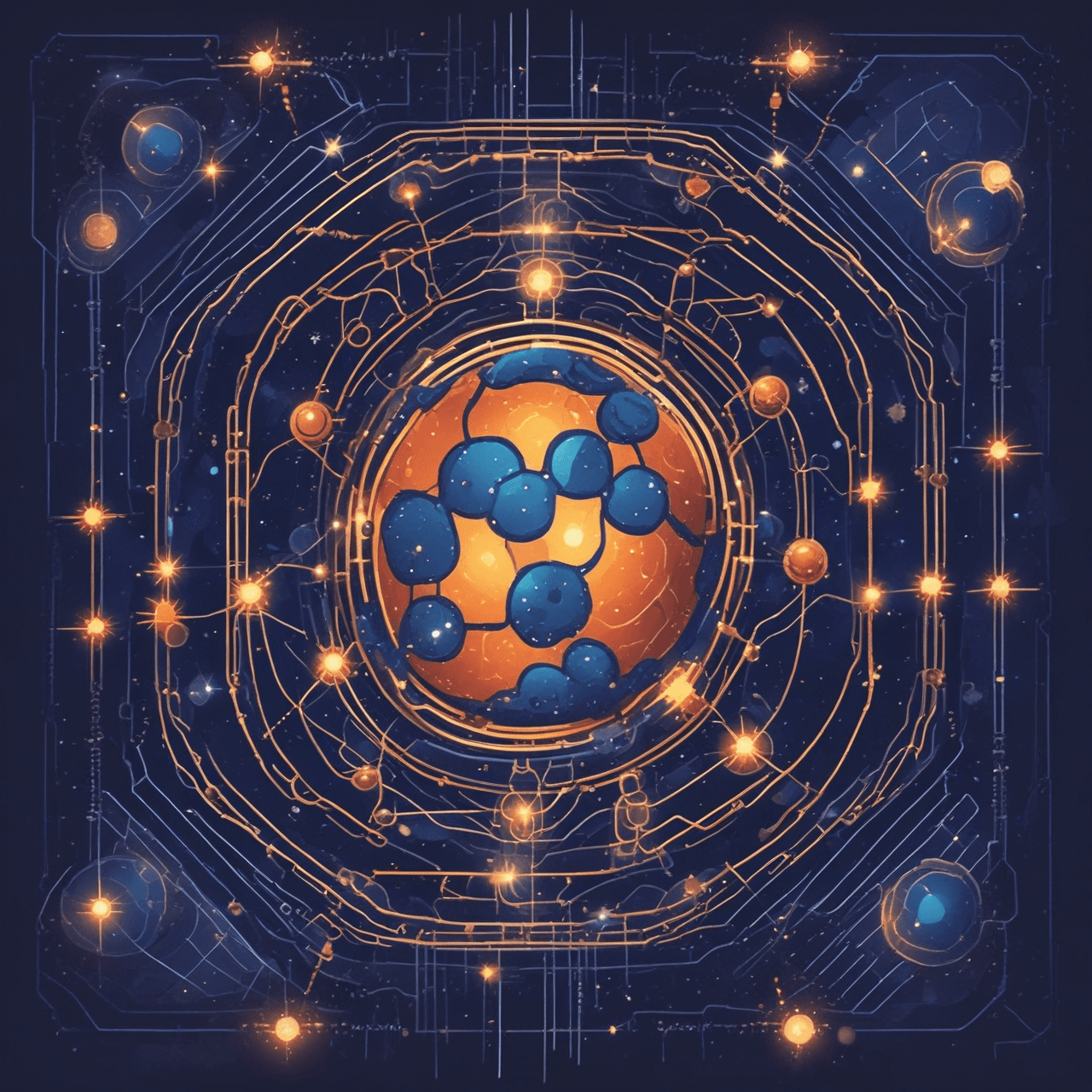 Atomic Orbit Run game banner