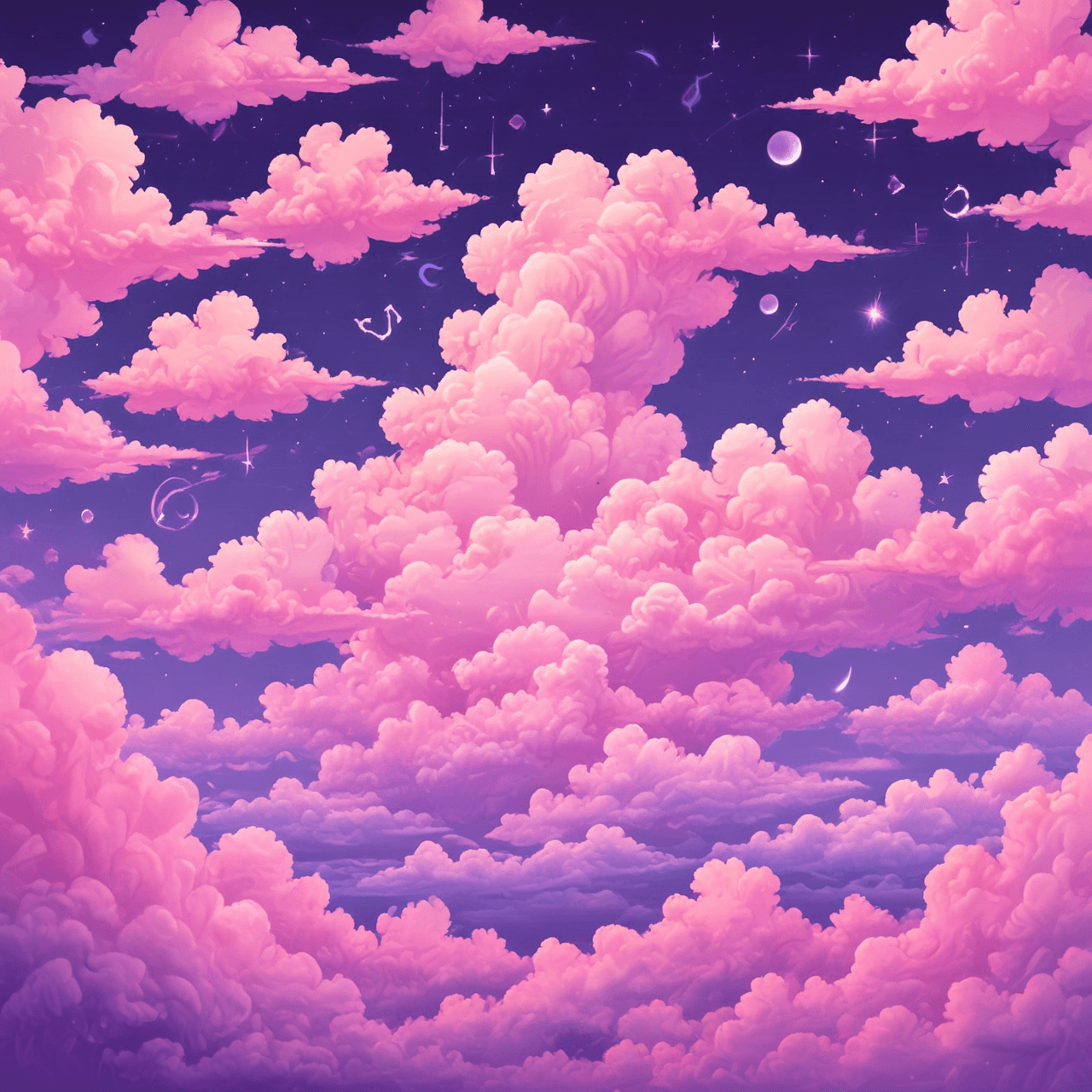 Pink Math Cloud Bridge game banner