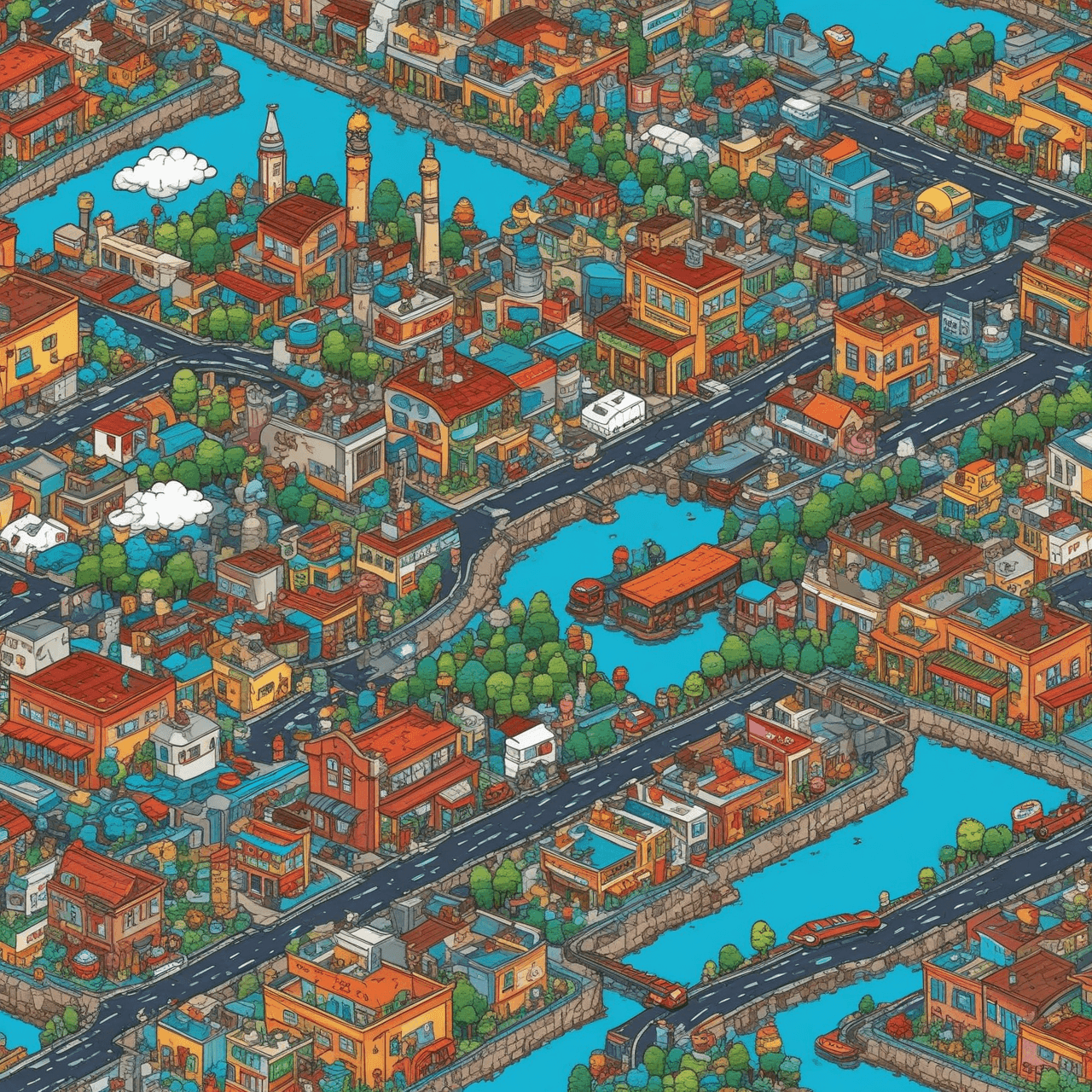 Simpsons Jetpack Quiz game banner