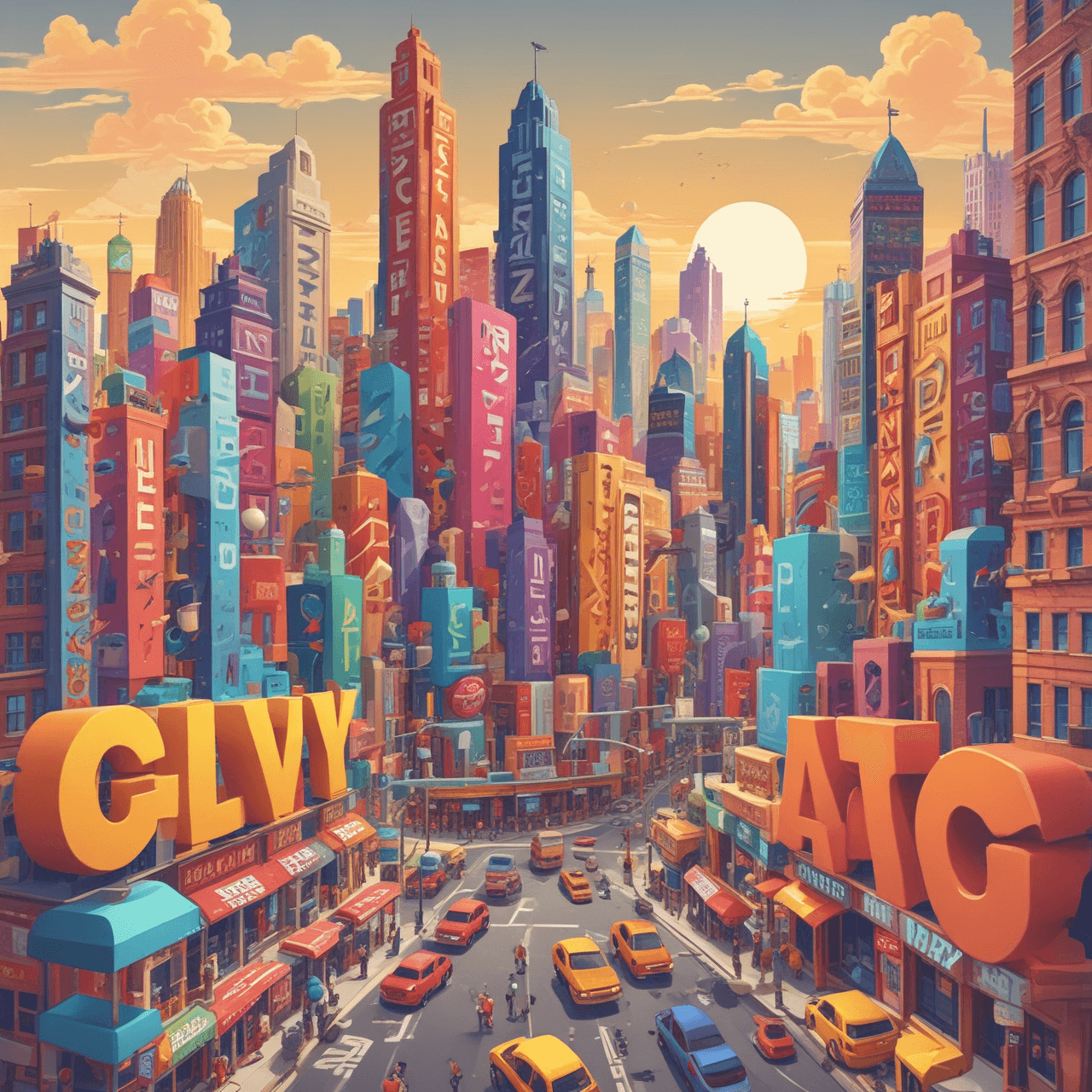 Adjective Adventure Run game banner