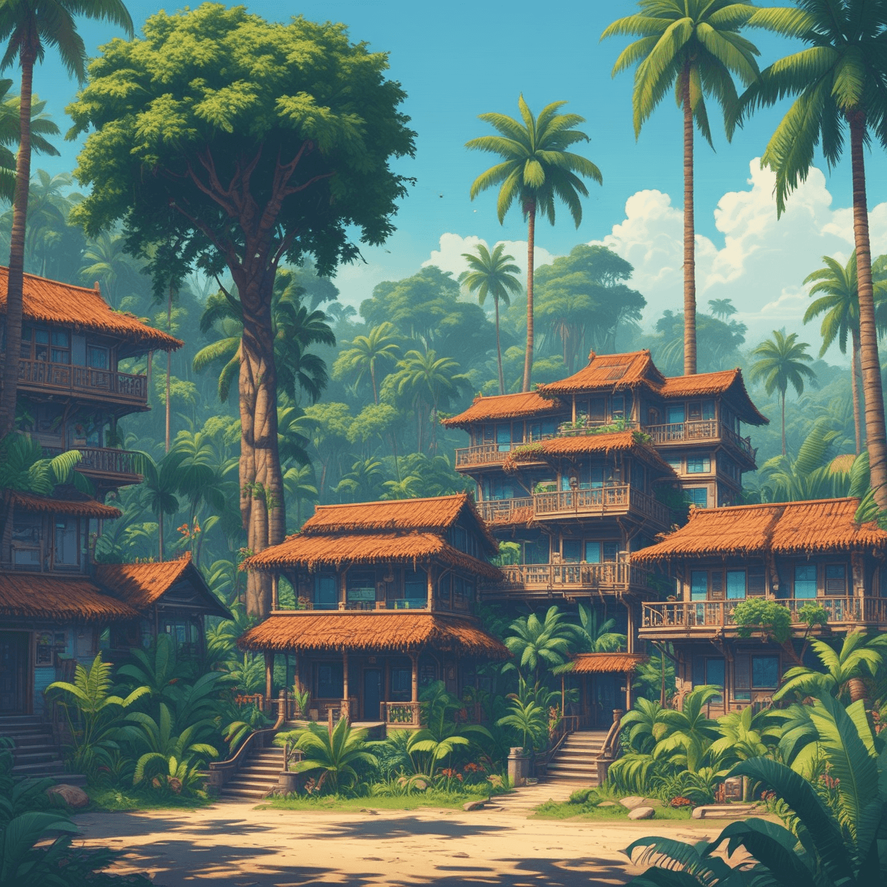 Tropical Region Run game banner