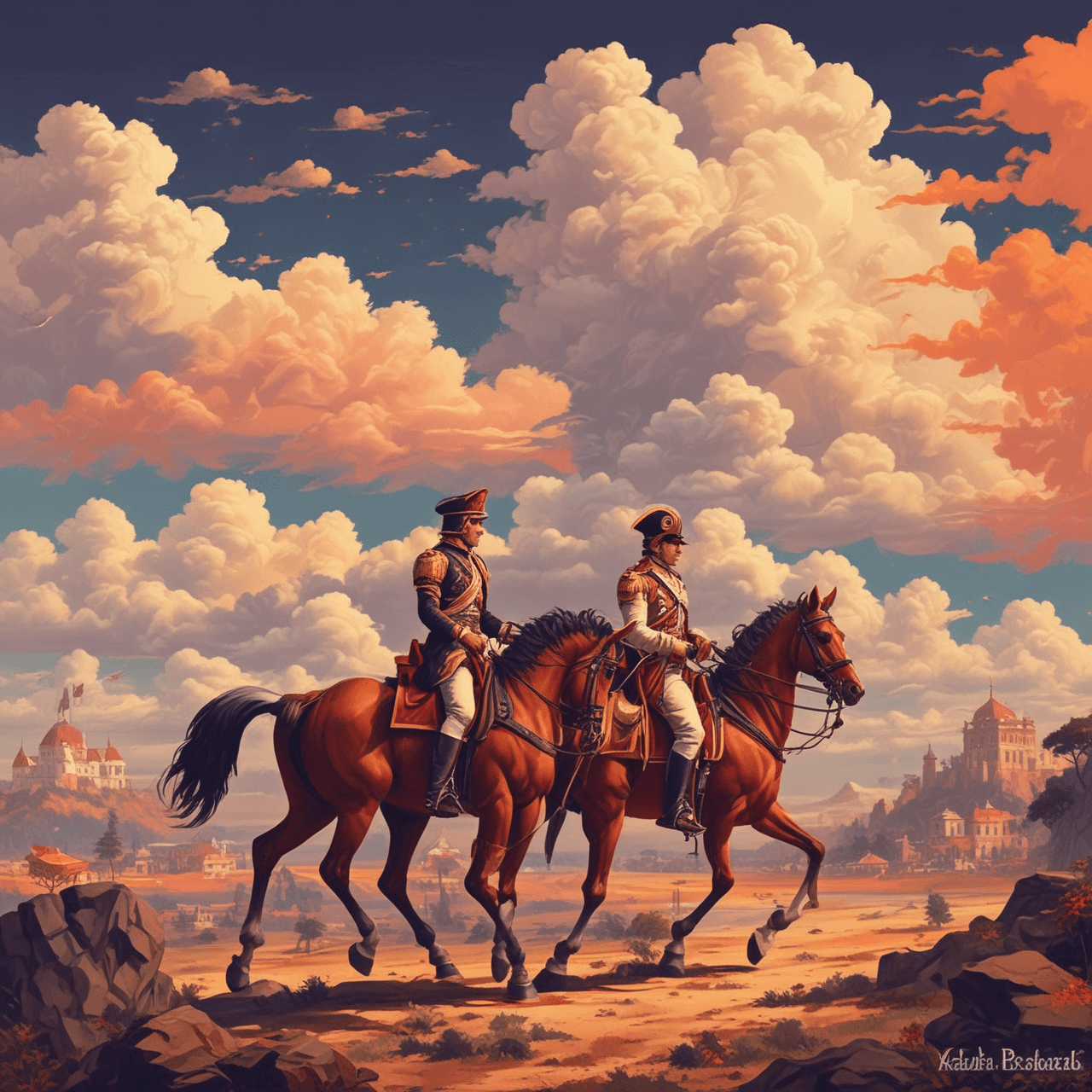 Napoleons Wolkenbrücke game banner