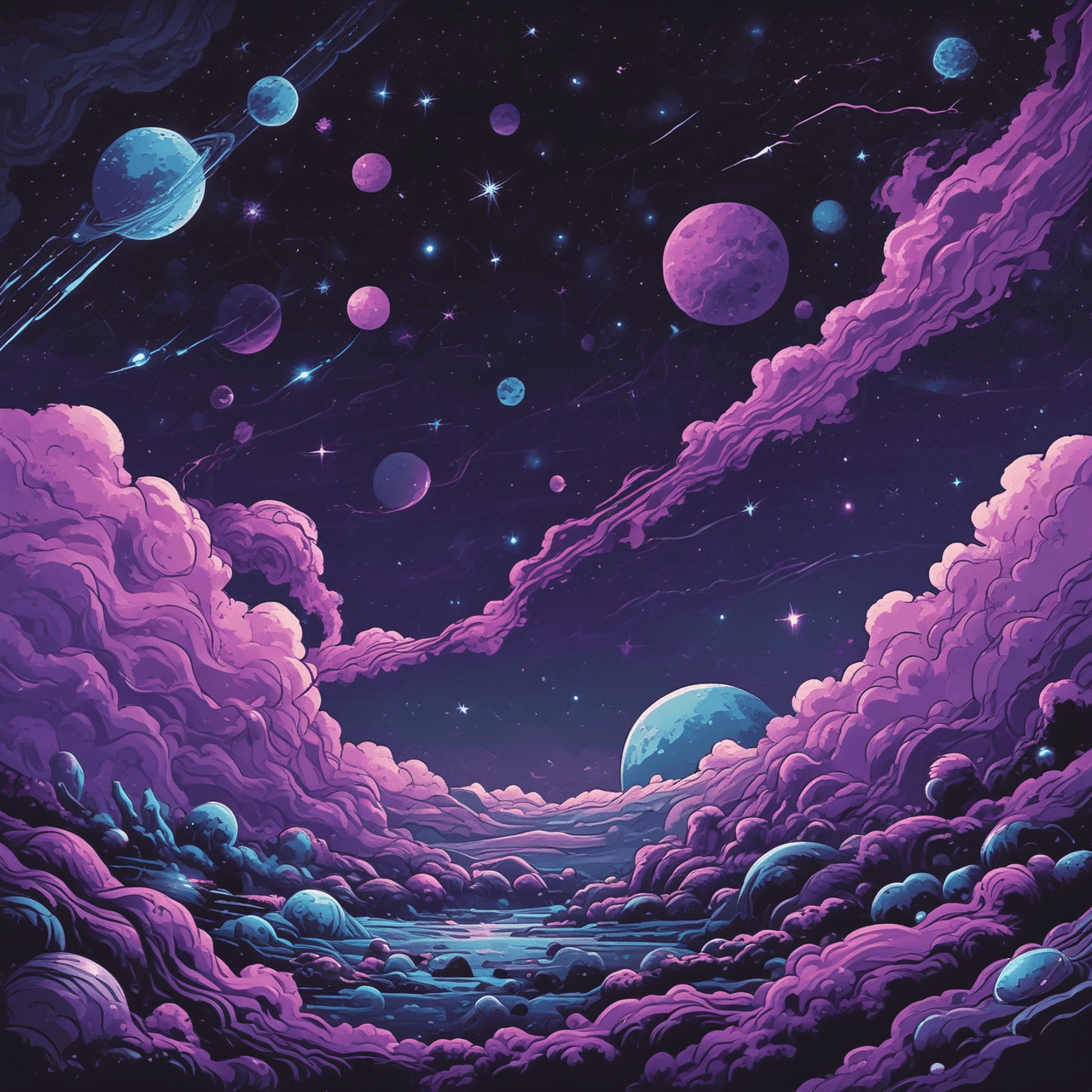 Physics Jump: Space Edition game banner