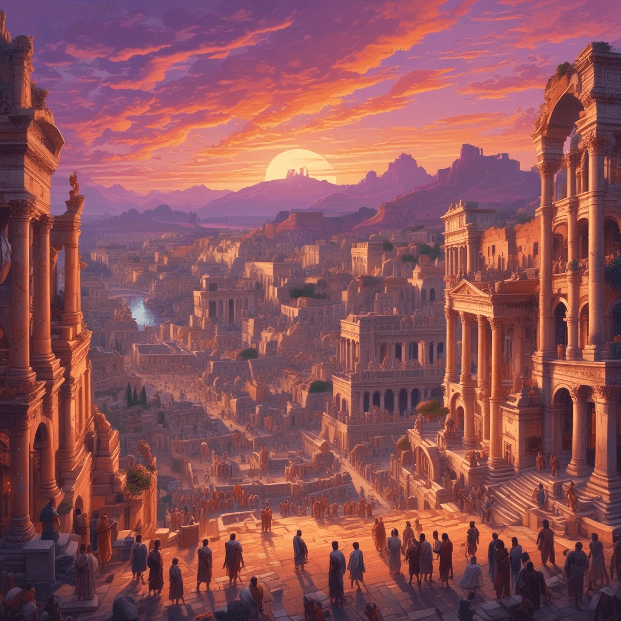 Roman Empire Runner game banner