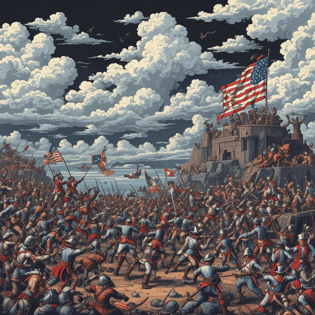 Revolutionary Cloud Leap game banner