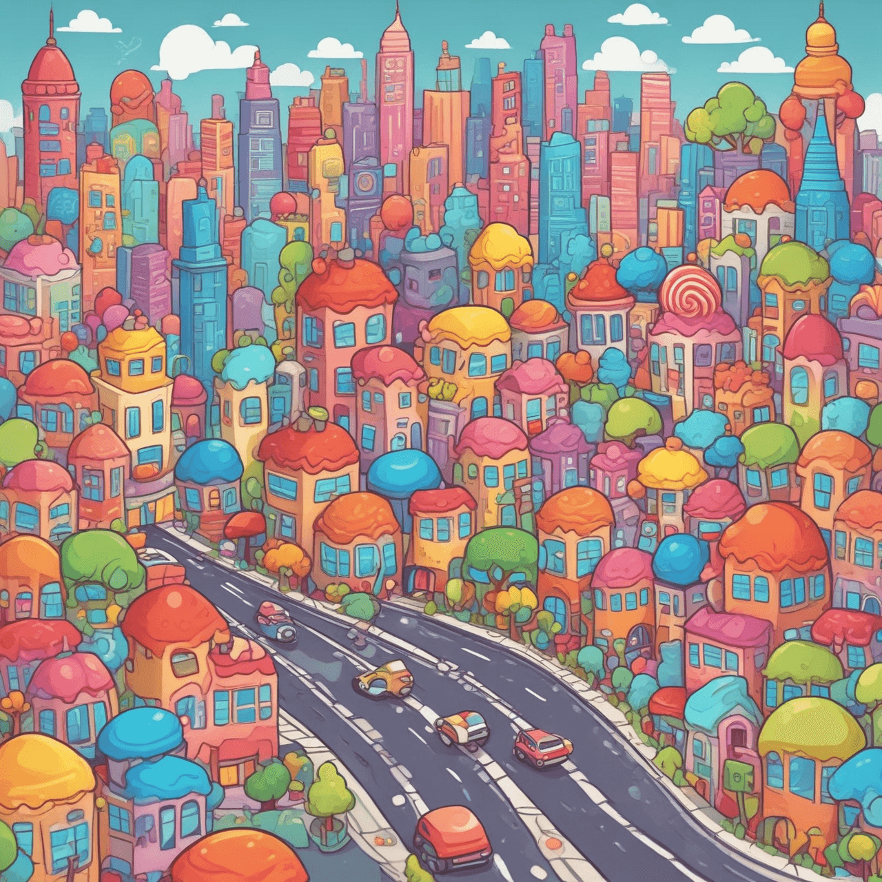 Om Nom Candy Run game banner