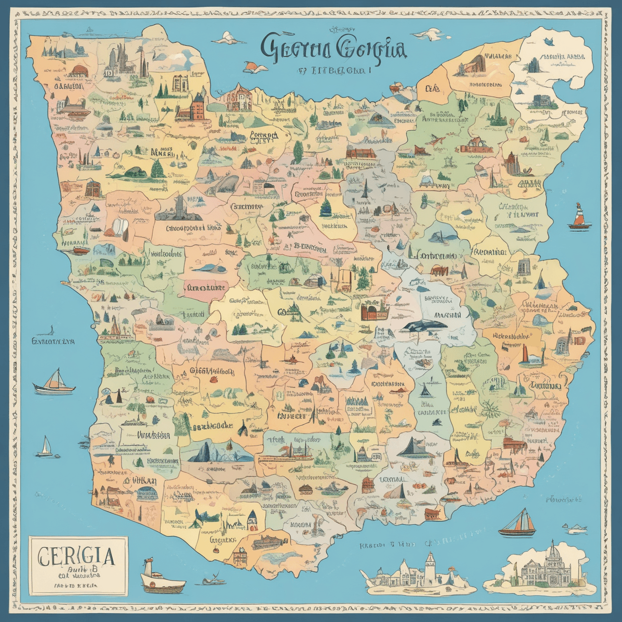 Jetpack Georgia Regions Adventure game banner