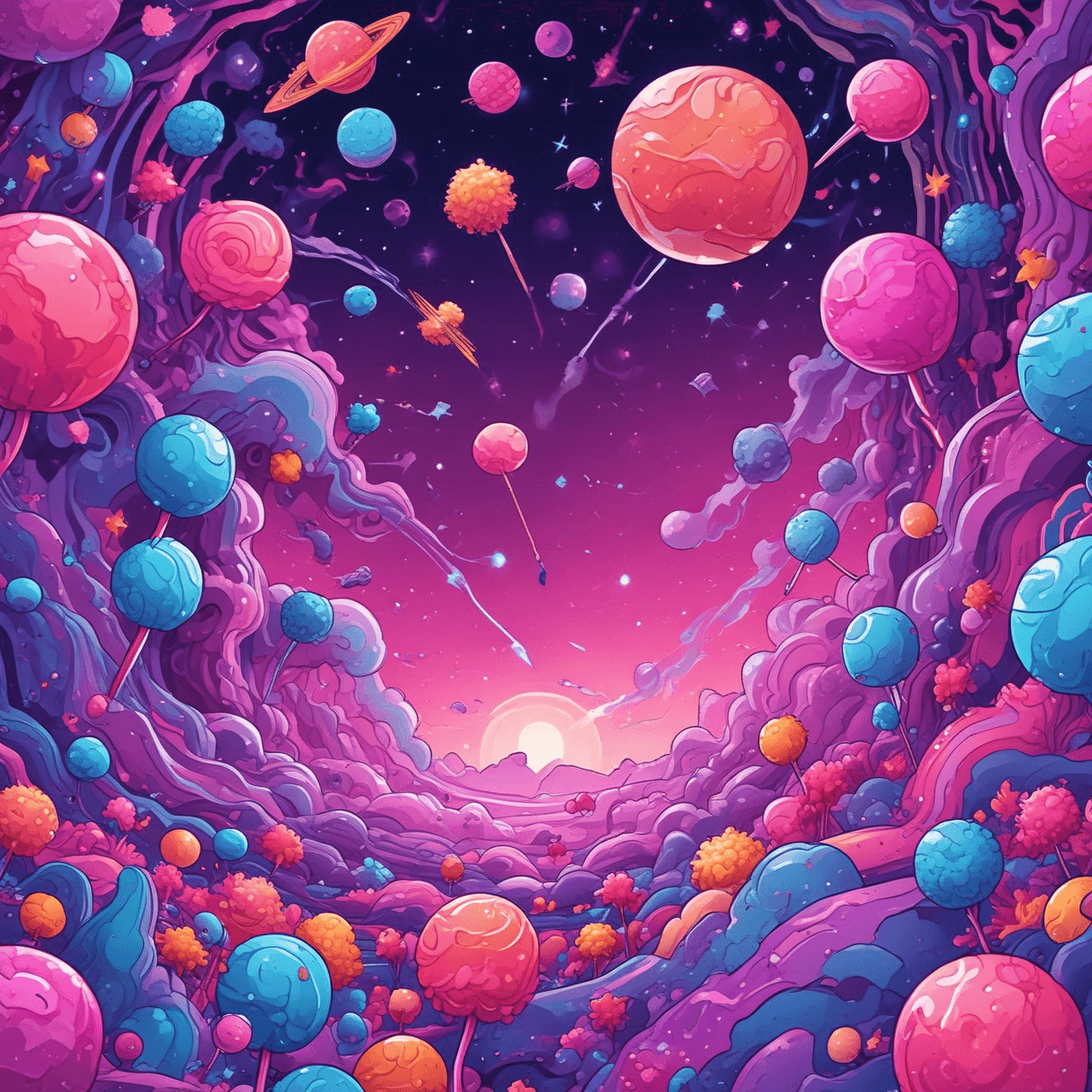 Candy Cosmos Colors game banner
