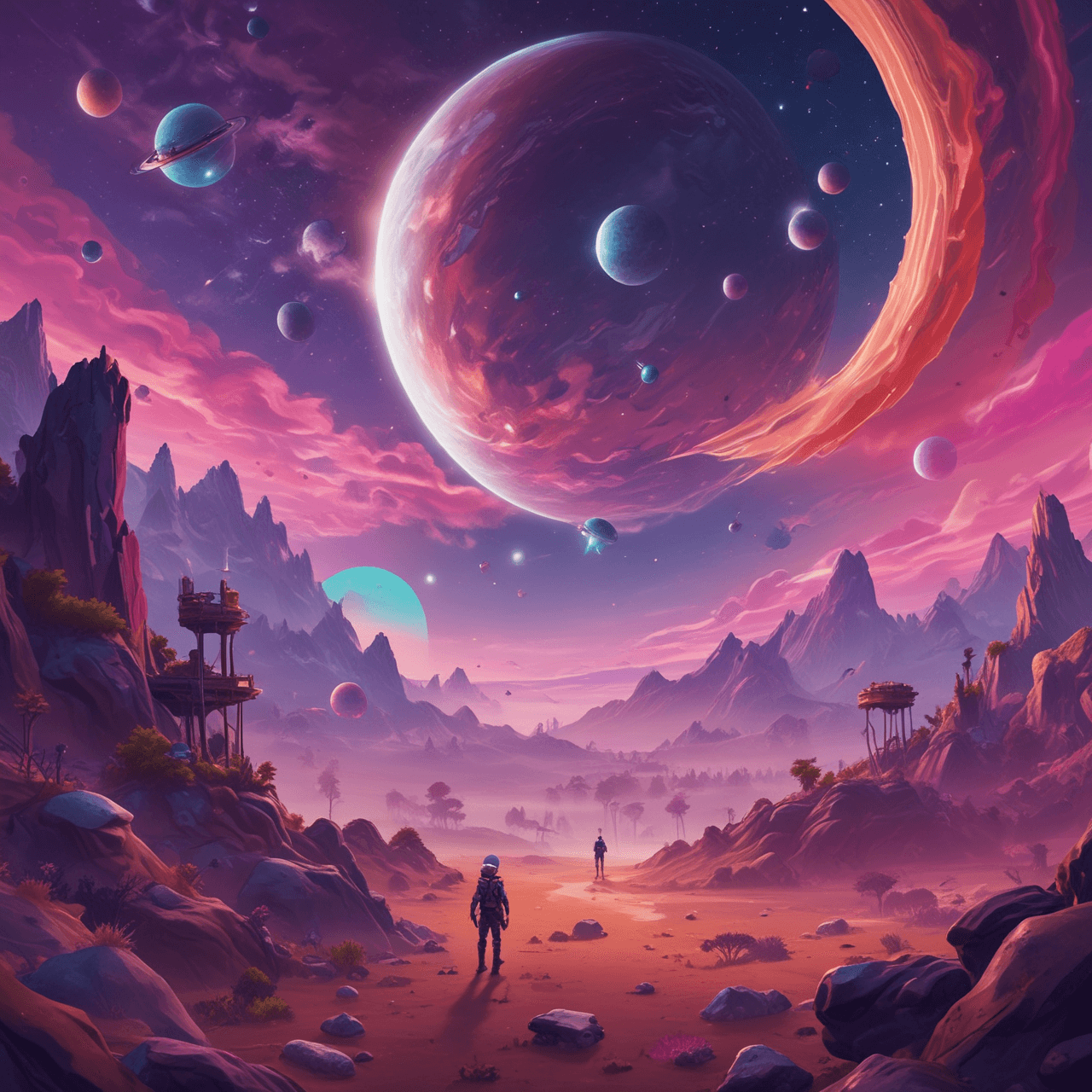 Fortnite Space Jump game banner