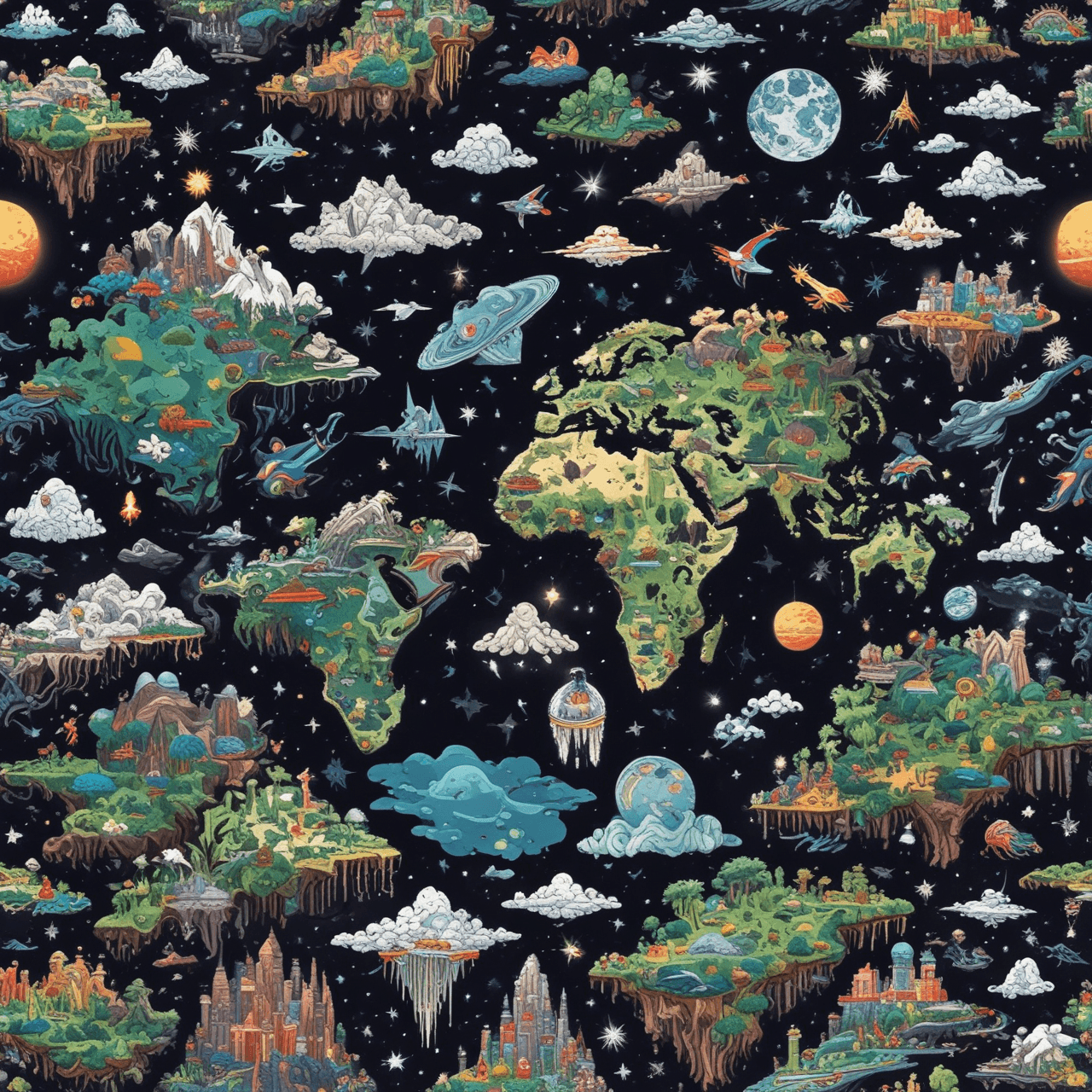 Cosmic Biome Bridge game banner