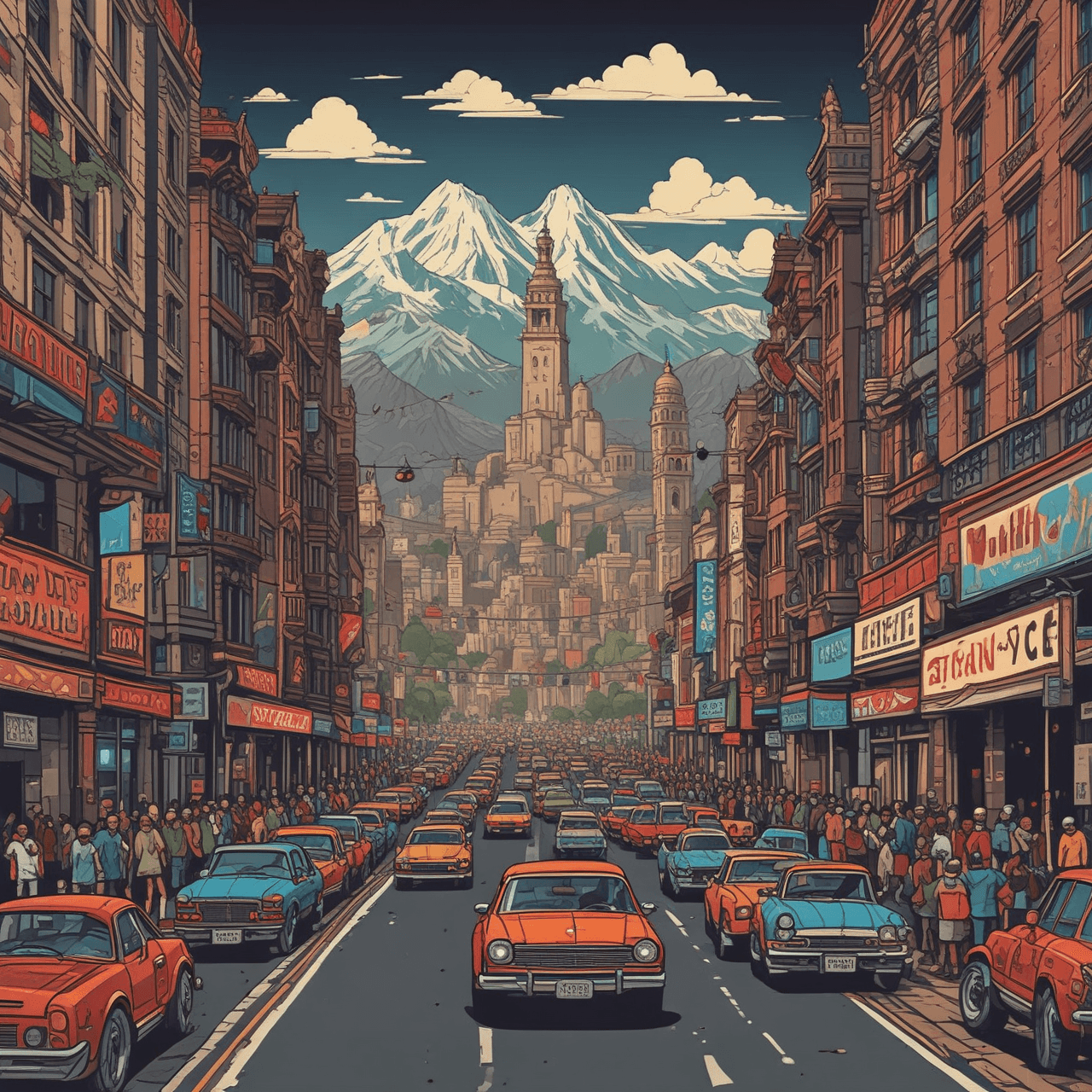 Carrera por la Historia de Chile game banner