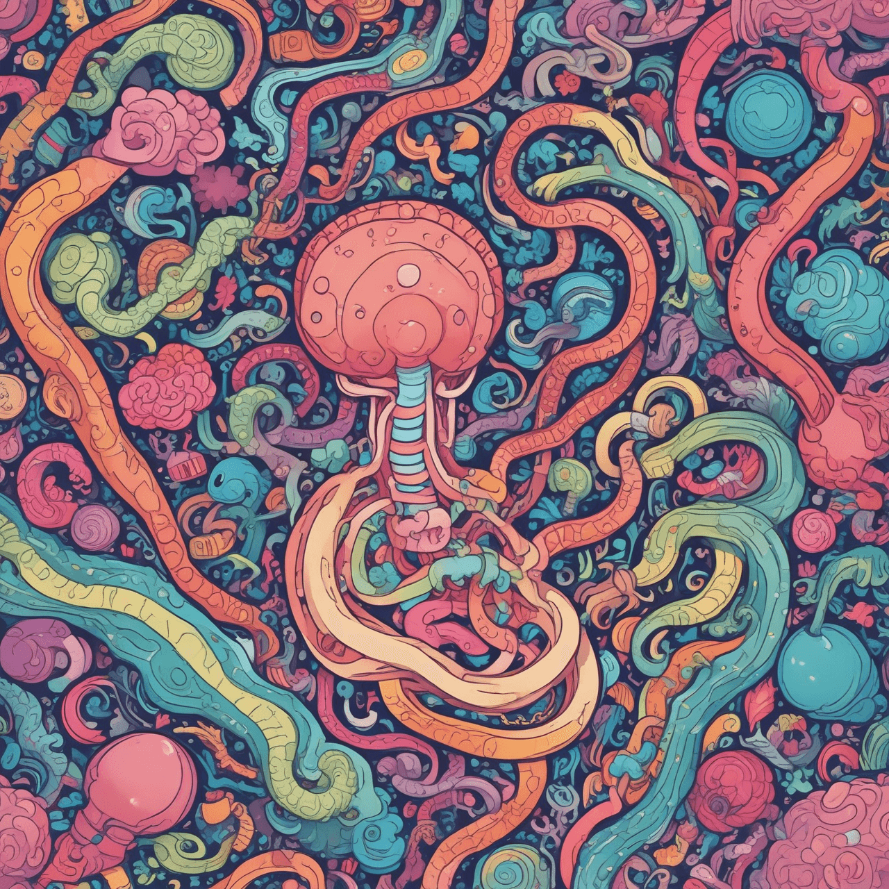 Kuis Lari Pencernaan Anime game banner