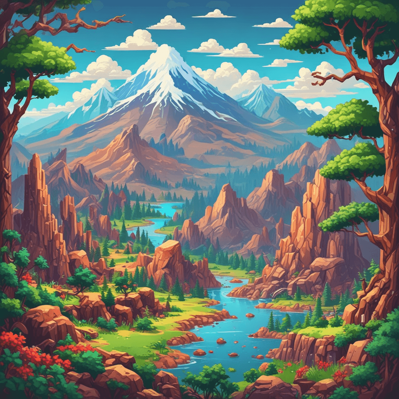 Geo-Race: Landform Dash game banner