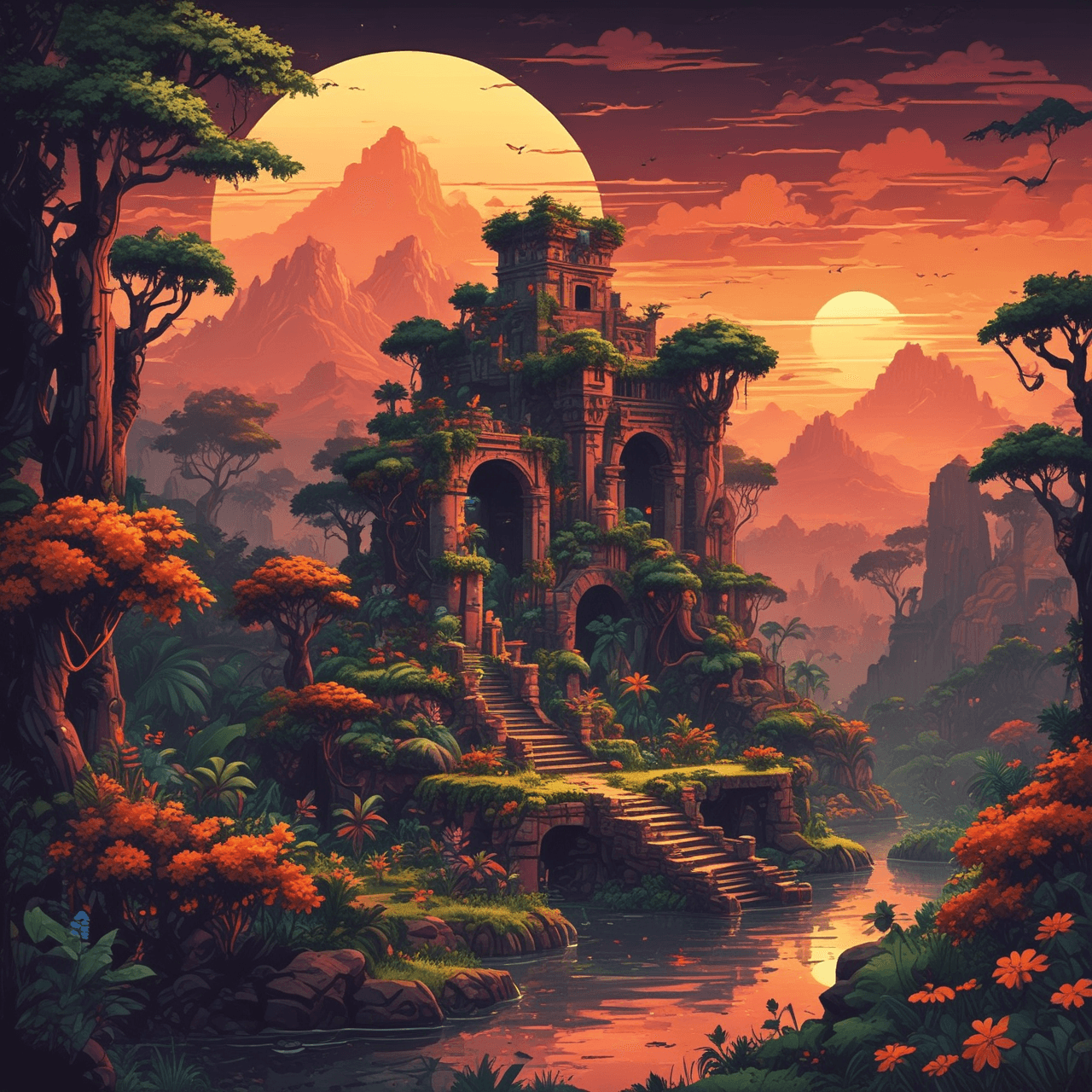 Jungle System Run game banner