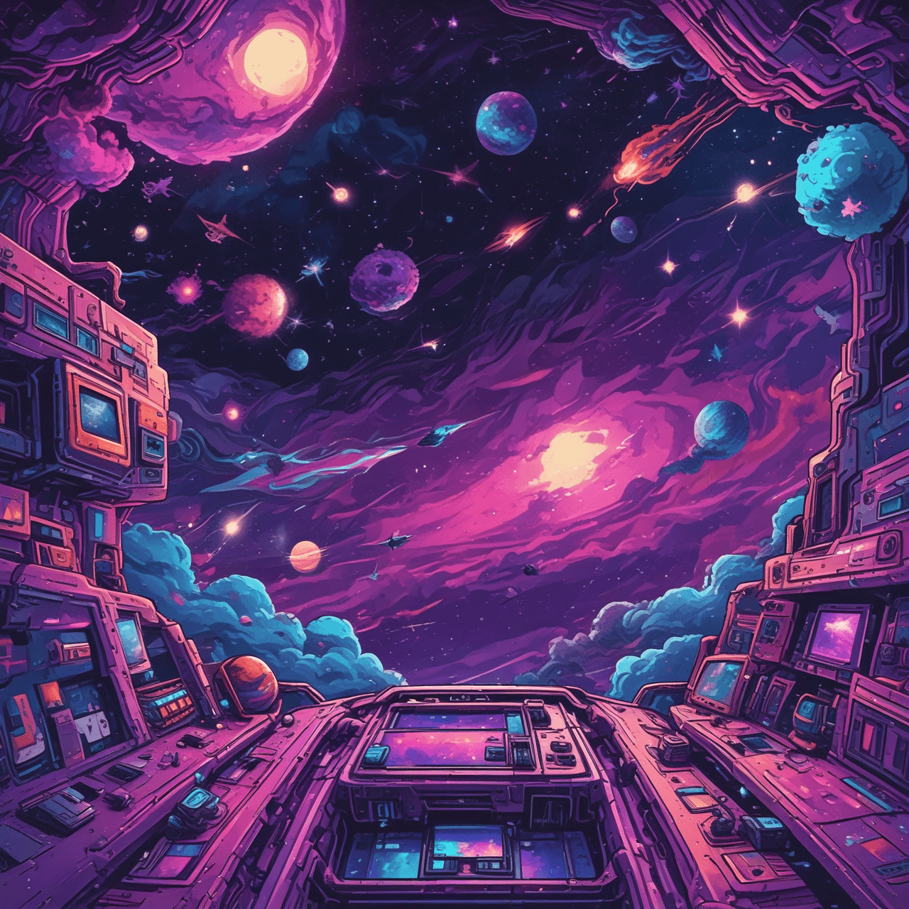 Cosmic Voyage Quiz game banner