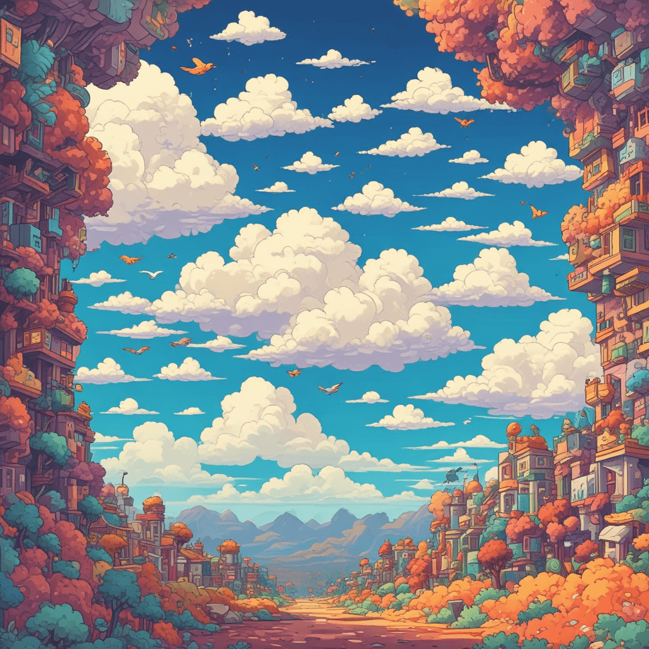 Decomposition Cloud Bridge game banner