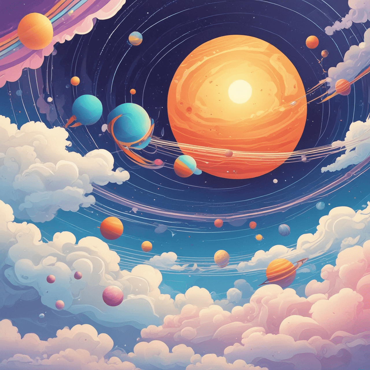 Physics Cloud Hop game banner