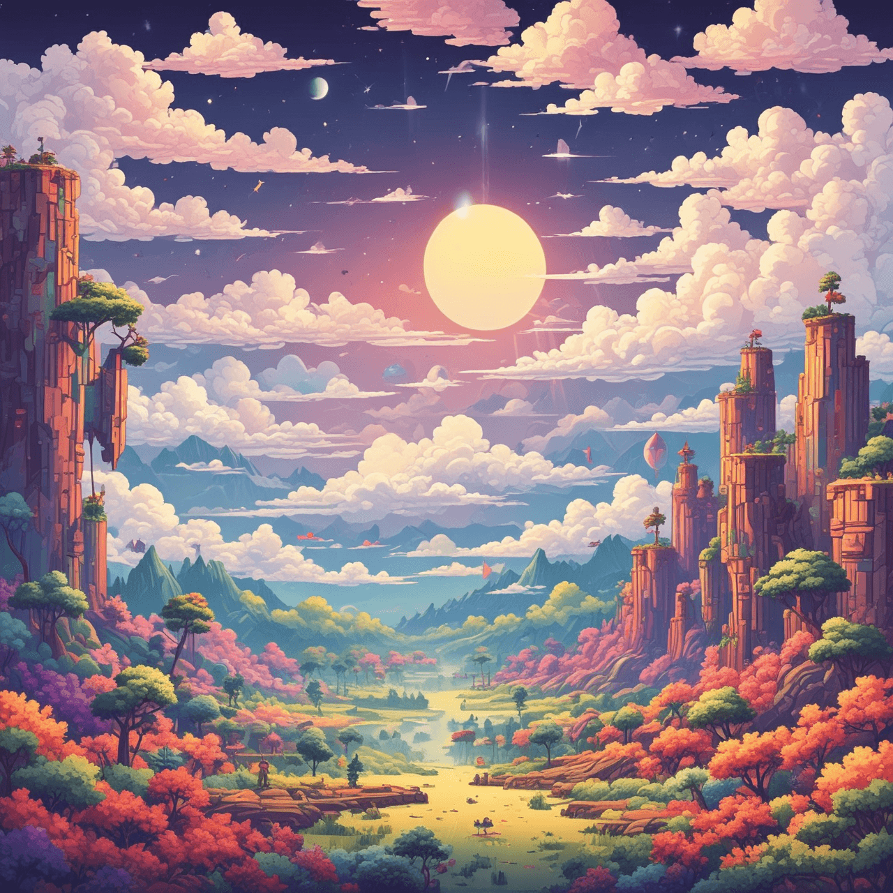 Stem & Leaf Cloud Bridge game banner