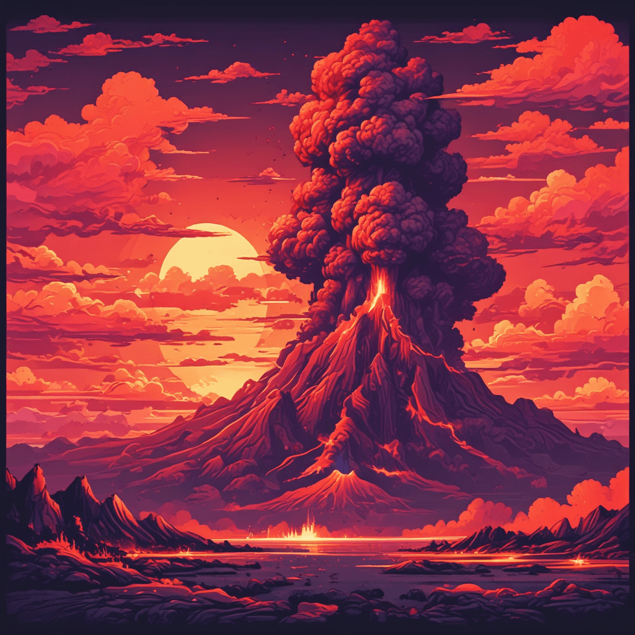 Volcano Runner game banner