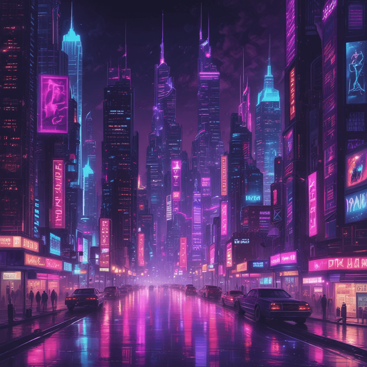 Simile Sprint: Neon City Quiz game banner