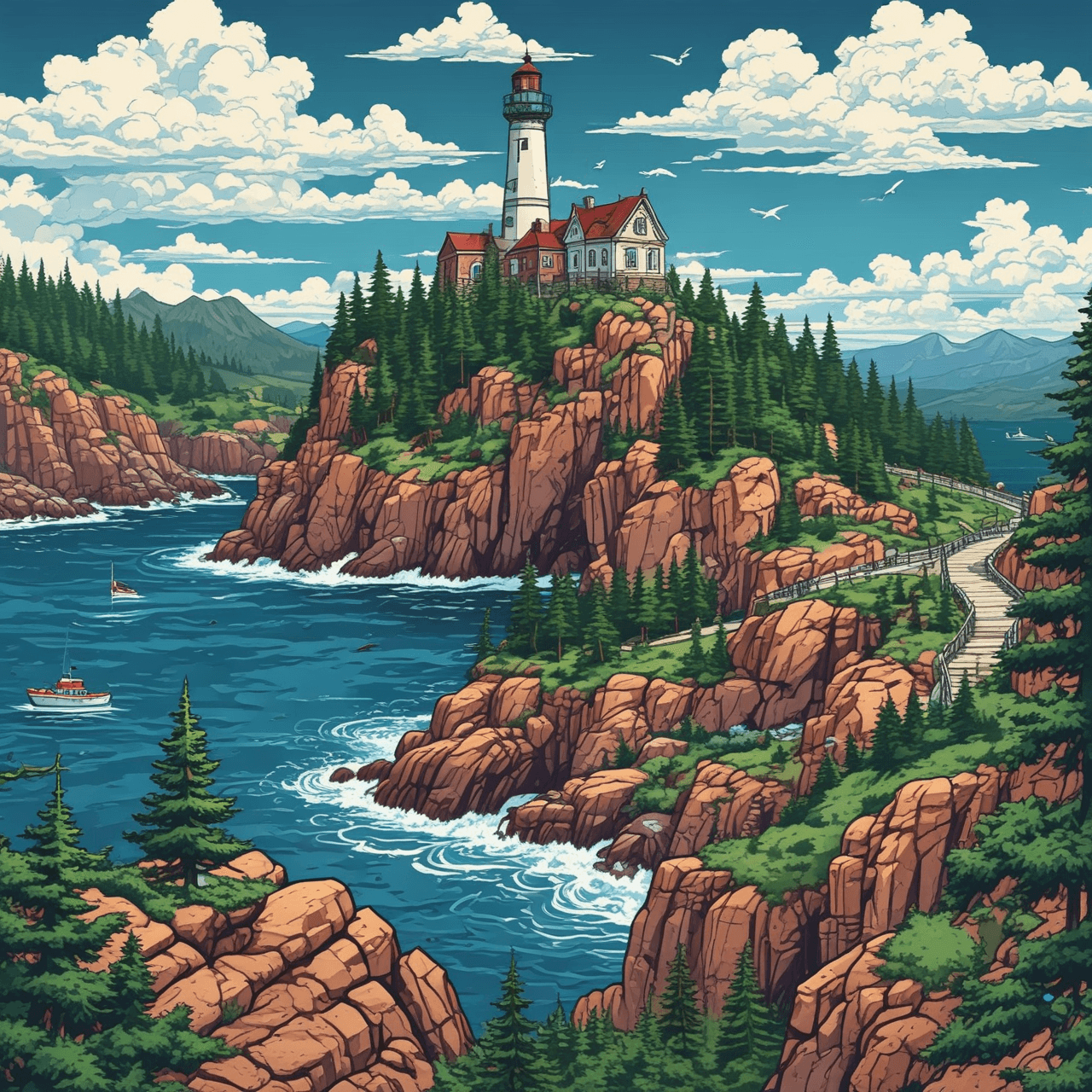 Acadia Trails Quiz game banner