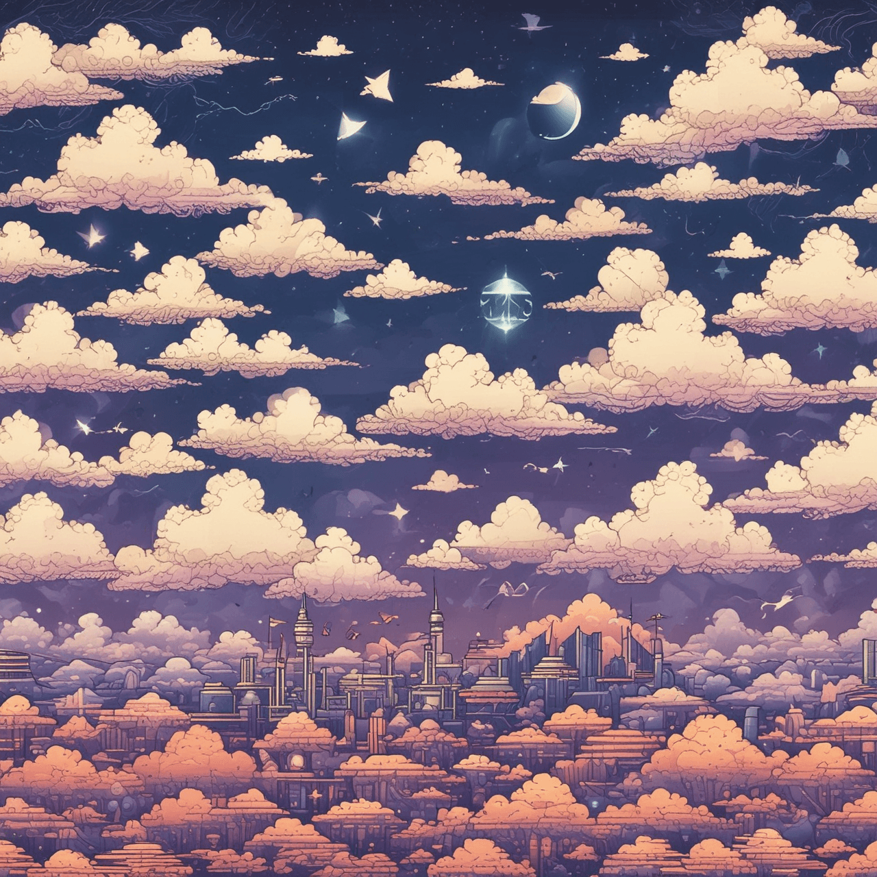 Math Cloud Bridge game banner