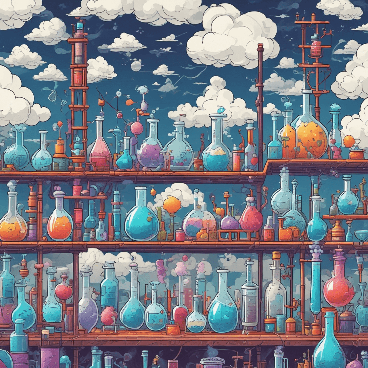 Puente de Reacciones Químicas game banner