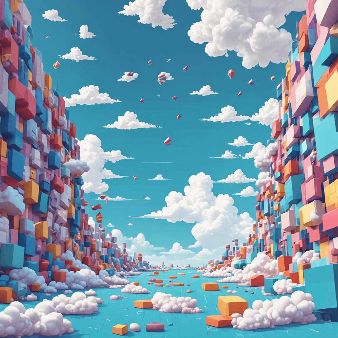 Math Cloud Bridge: Grade 6 game banner