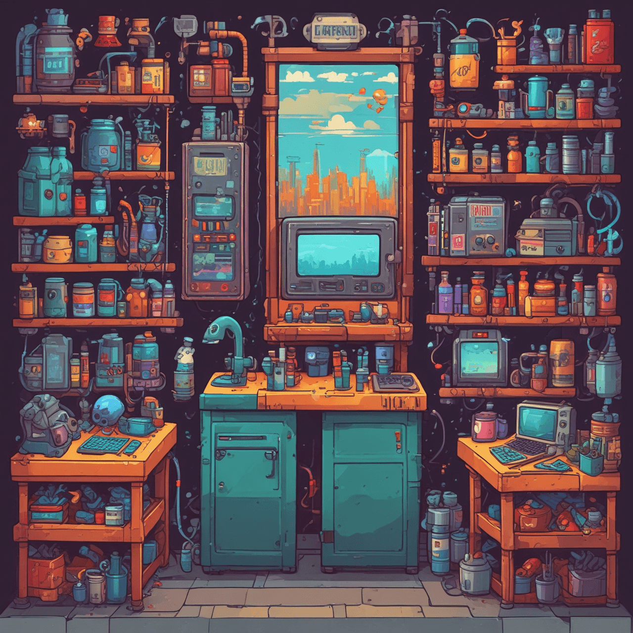 Chemie-Quiz-Run game banner