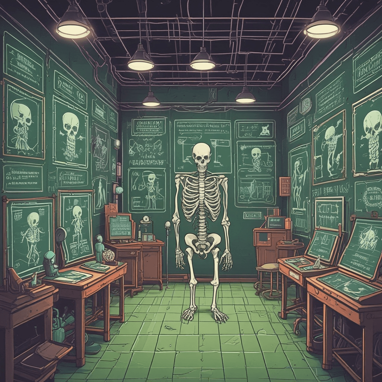 Skeletal Sprint Quiz game banner