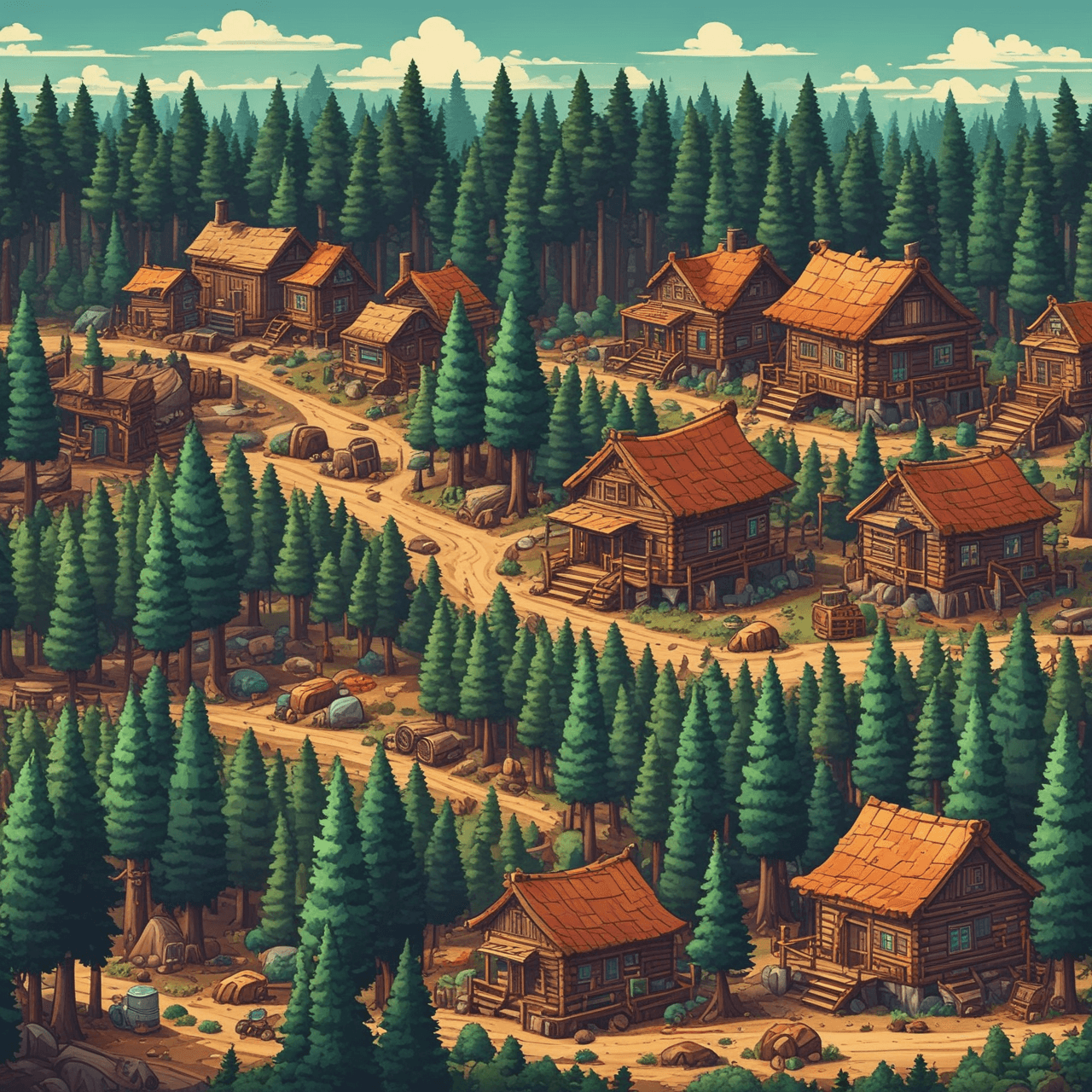 Timber Trek Quiz game banner