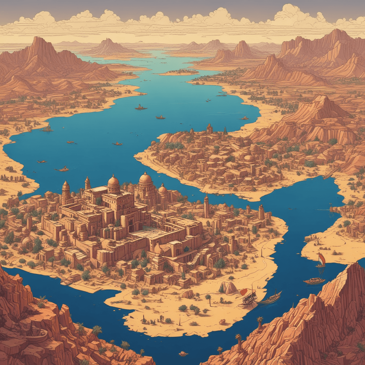 Mesopotamia Sky Challenge game banner