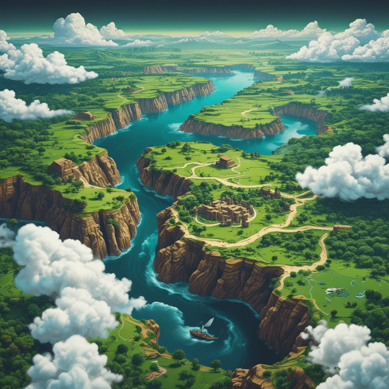 Mesopotamia Cloud Bridge game banner