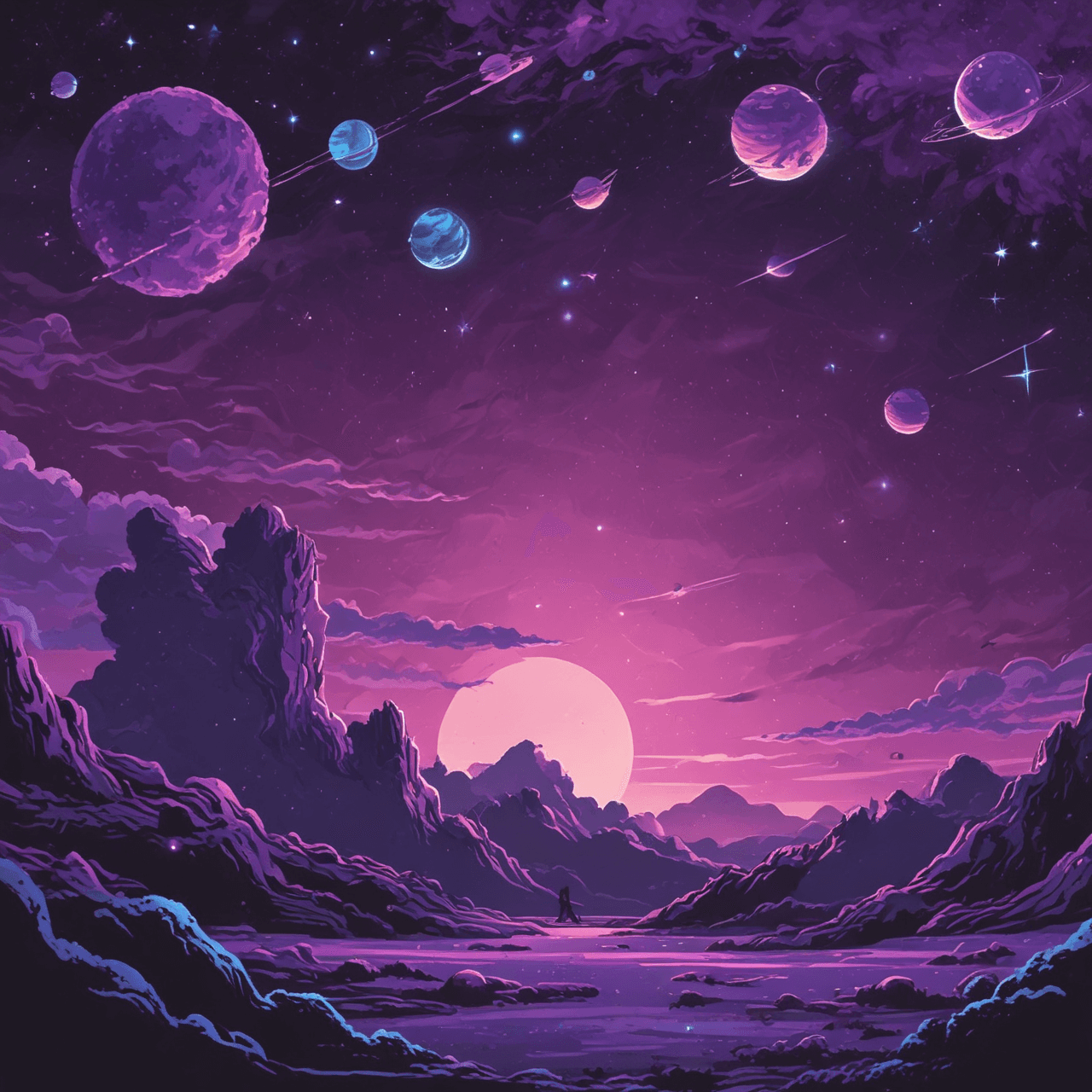 Cosmic Jump game banner