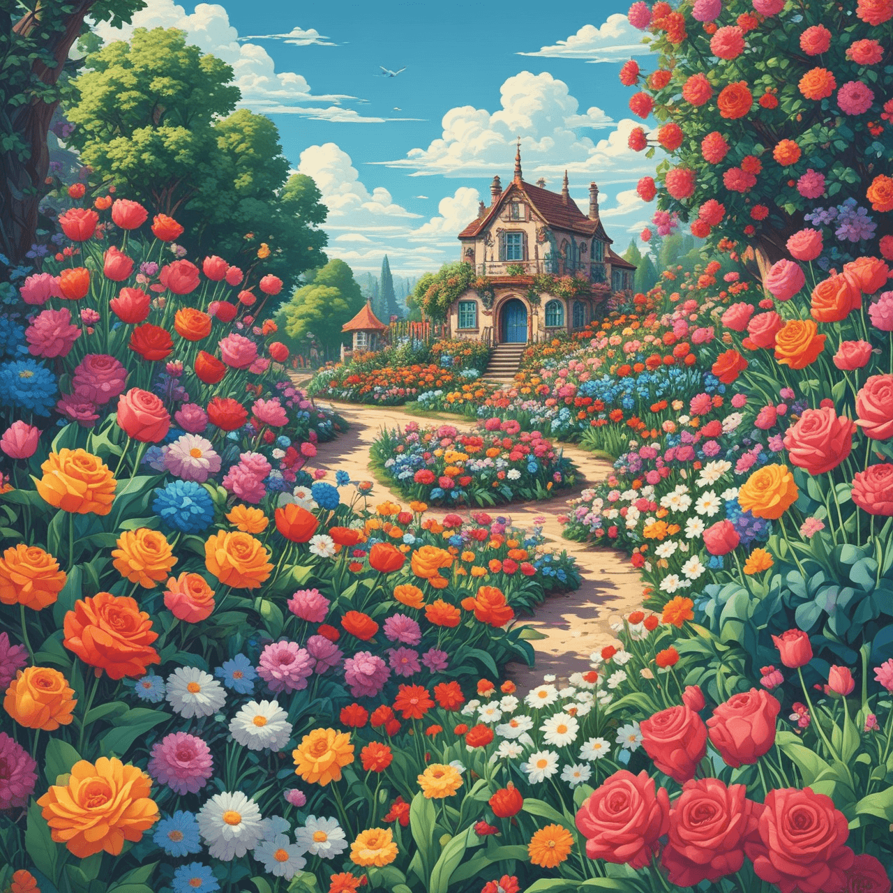 Flower Anatomy Run game banner