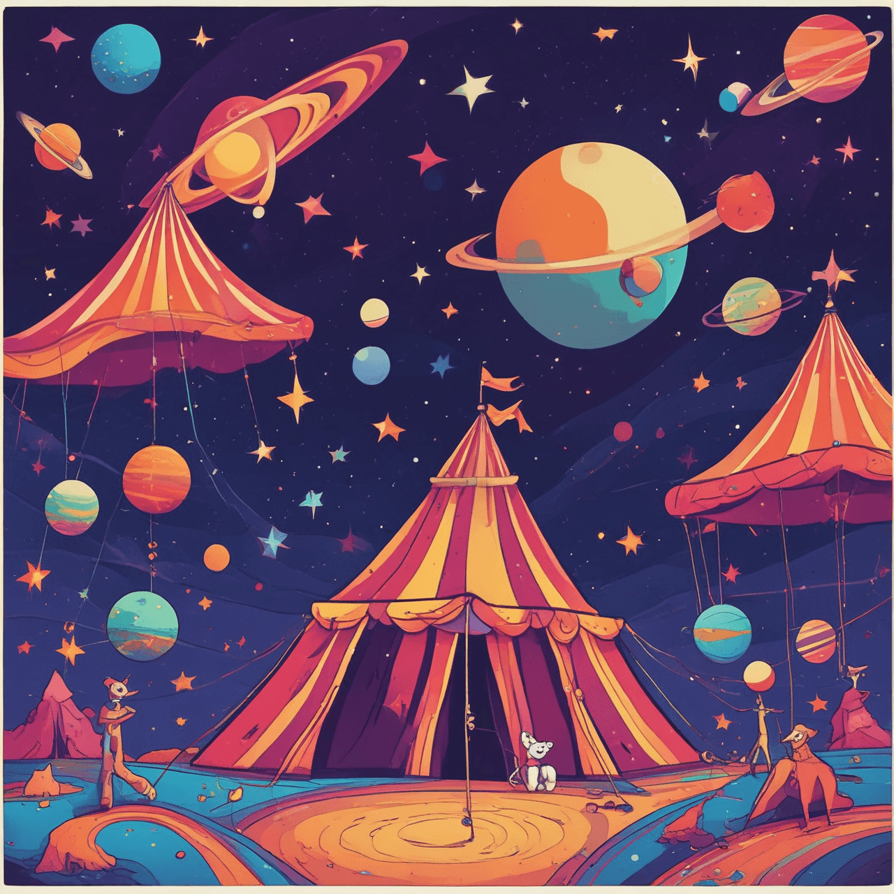Cosmic Calculation Circus game banner