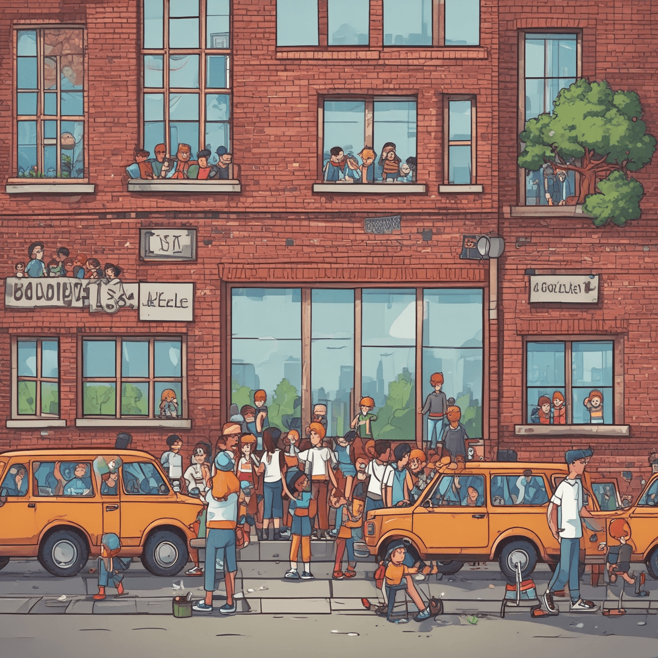 Schooltaal Race game banner