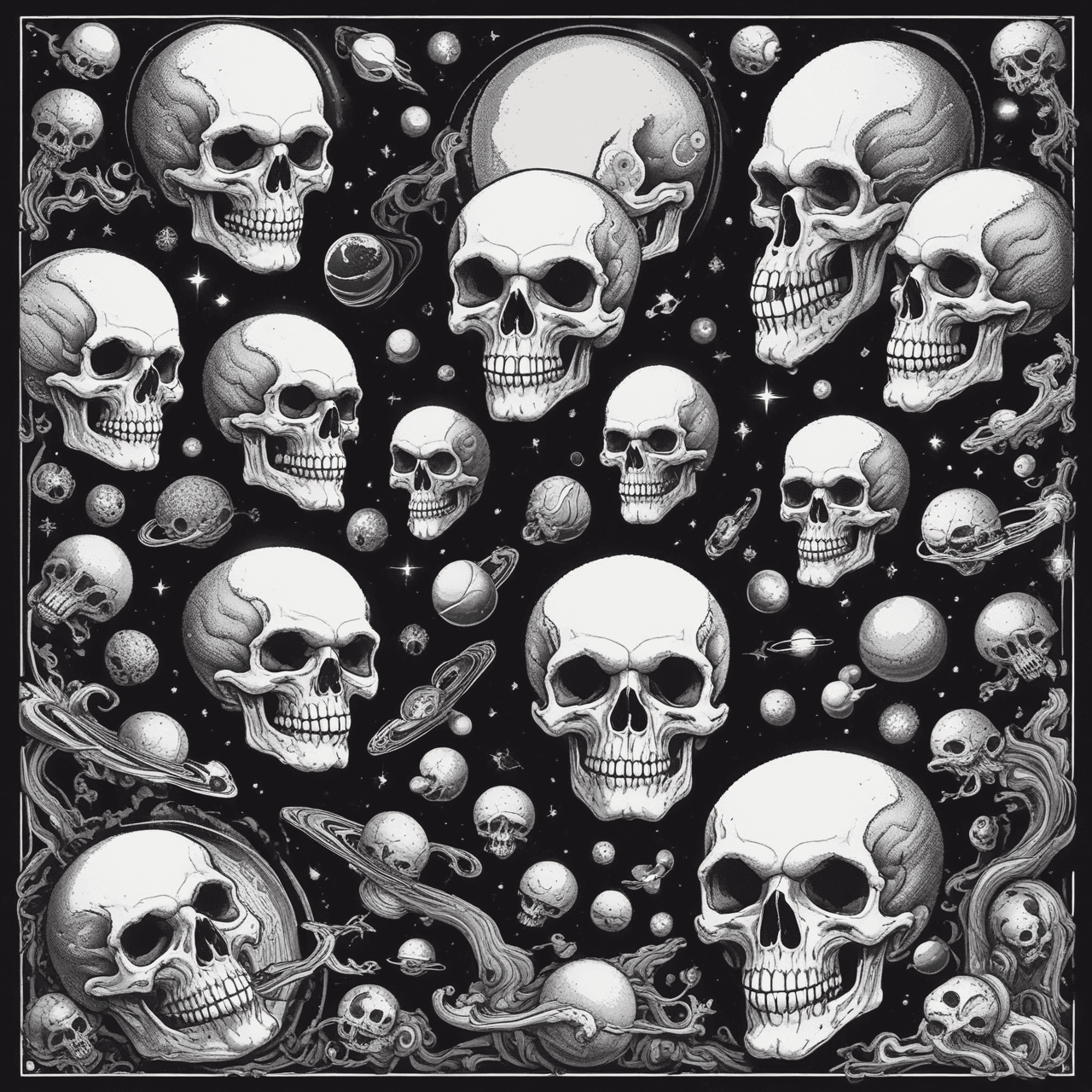 Skull Space Run game banner