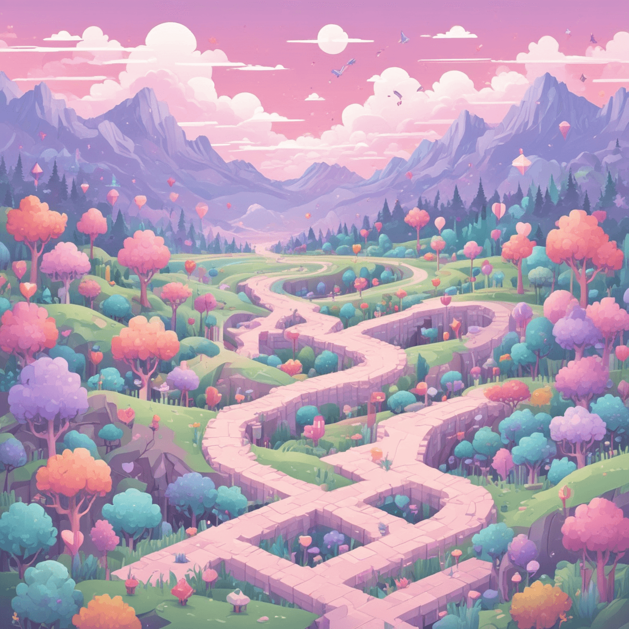 Pastel Algebra Race game banner