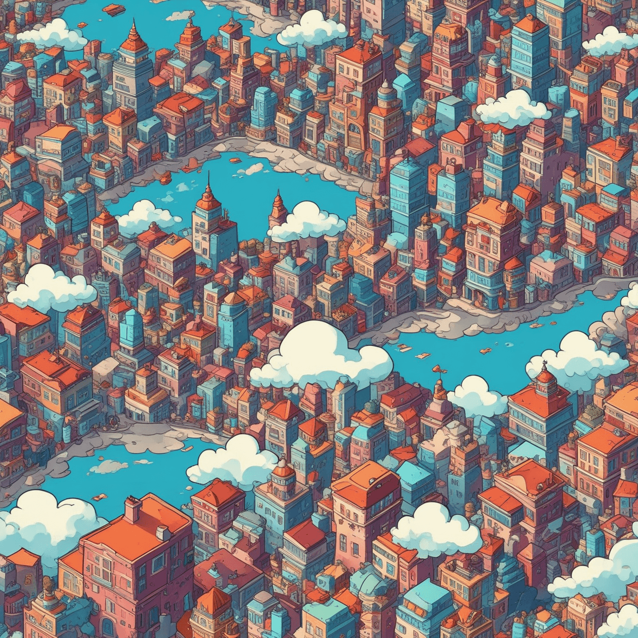 English Vocabulary Cloud Jump game banner