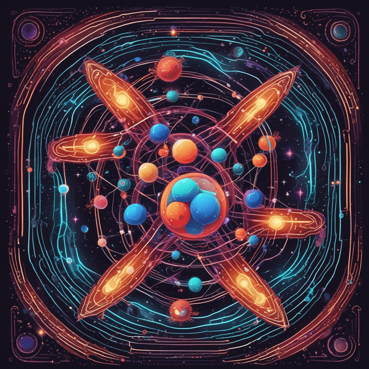 Atomic Orbit Run game banner