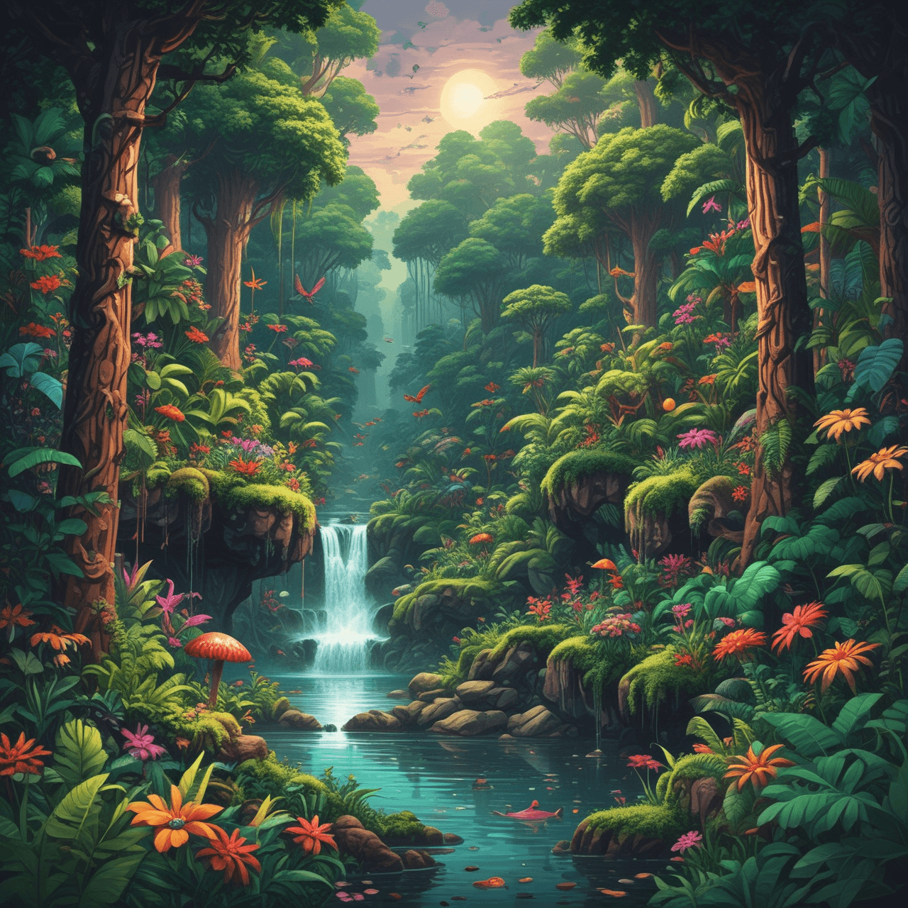 Aventura de Quiz de Ecología Integral game banner