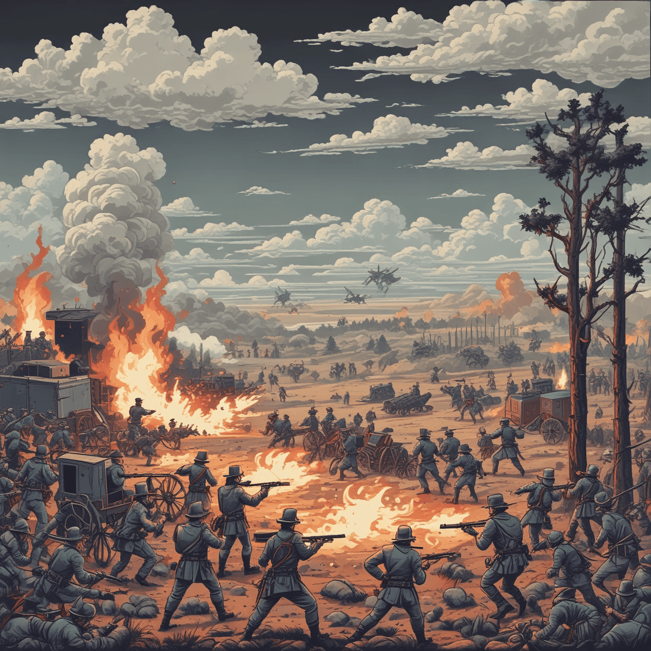 Civil War Run game banner