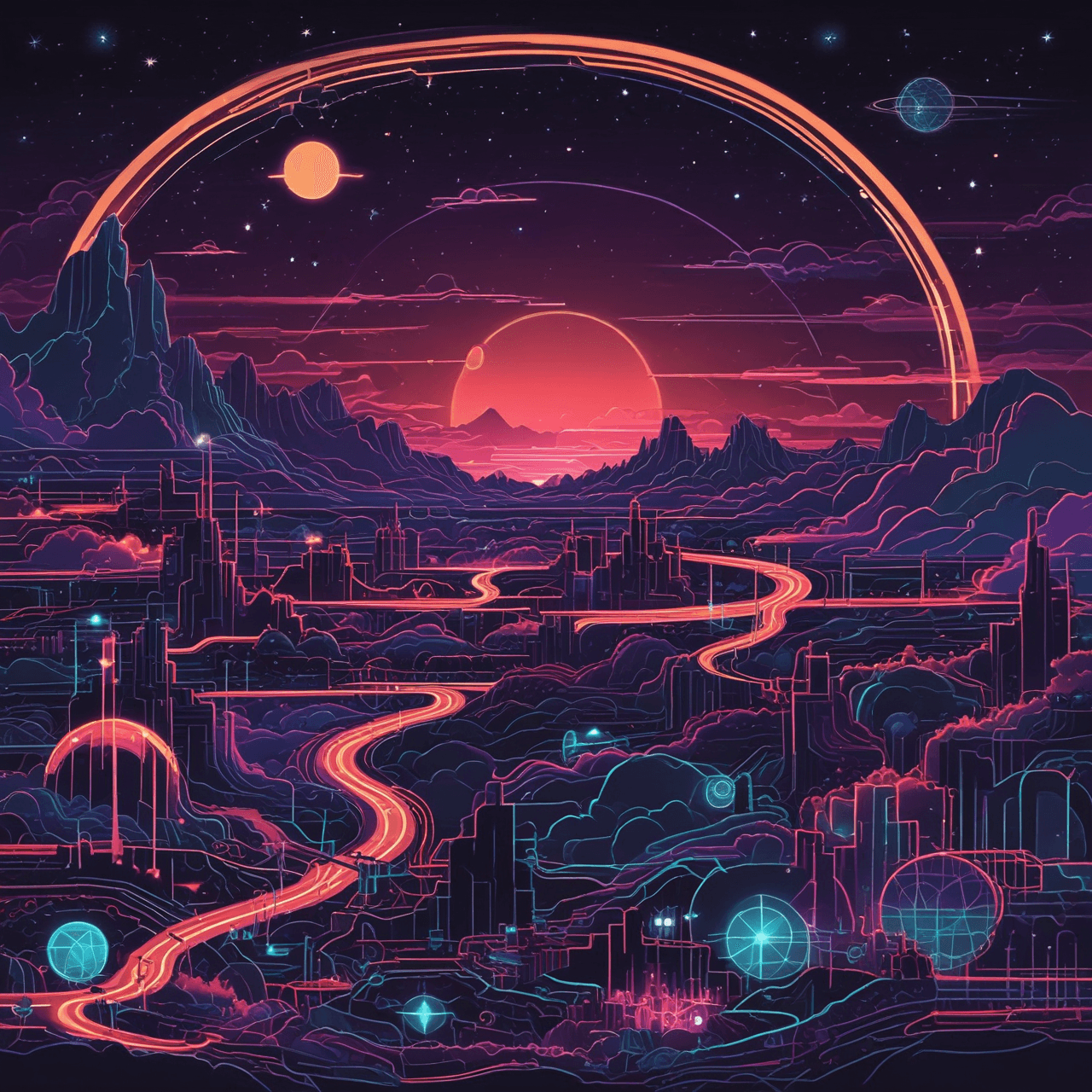 Circle Quest Run game banner