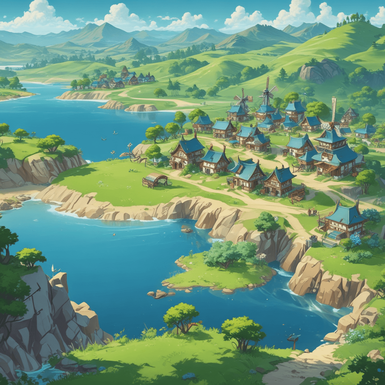 Genshin Quiz Defenders game banner